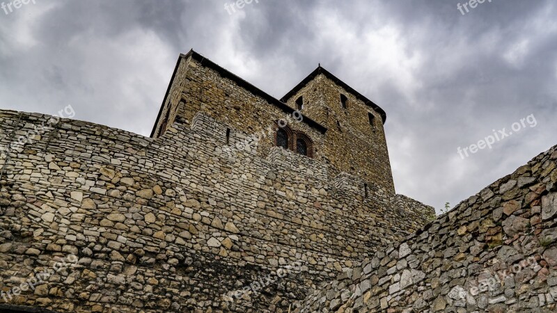 Castle Sky The Walls Fortress Architecture