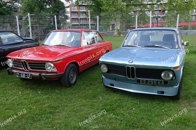 Old Cars Bmw 02 Series Pau Free Photos