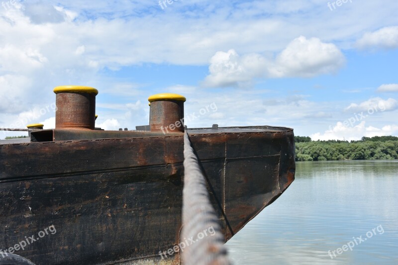 Barge Port Ship Boat Maritime