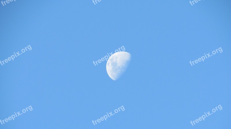 Moon Moonlight Sky Crescent Moon Free Photos