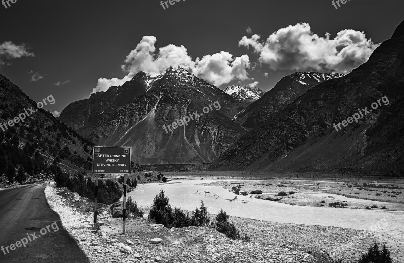 Mountains Road Travel Landscape Scenic