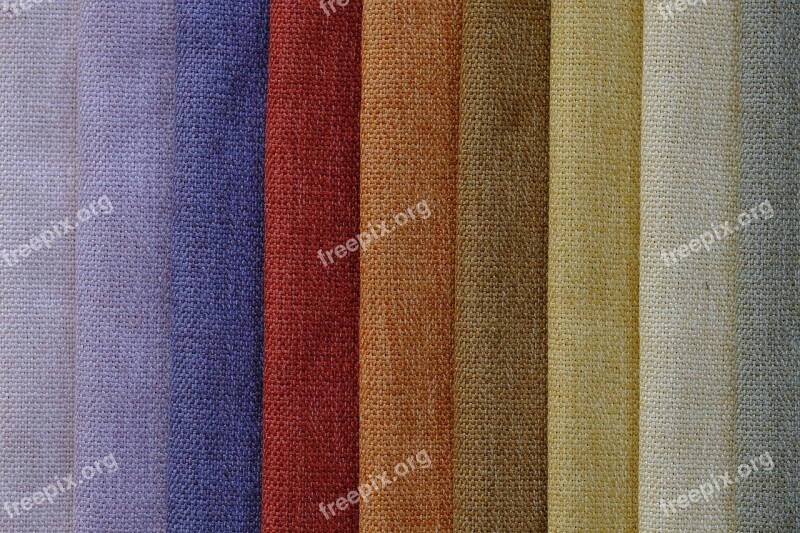 Fabric Tissue Cotton Textile Colorful