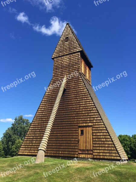 Church Clocktower Sweden Kristinehamn The Chapel Of Light