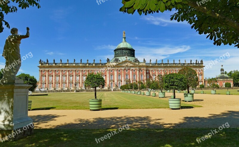 Potsdam Castle New Palais Architecture Places Of Interest