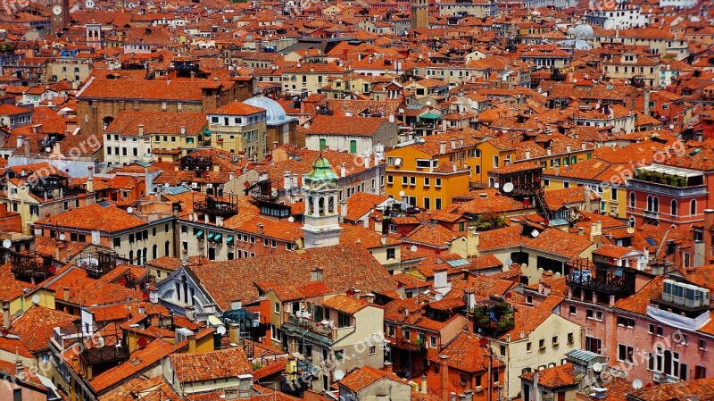 City View Architecture Panorama Houses