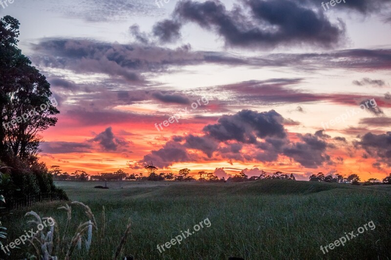 Afterglow New Zealand Nature Vacations Landscape