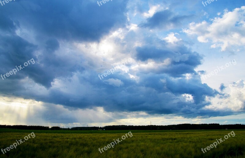 Cloud In The Evening Sunset Clouds Sky