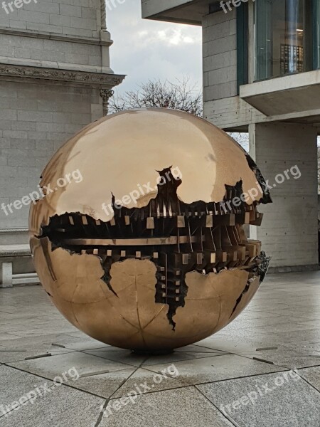 Dublin Ireland Architecture Trinity College Sphere