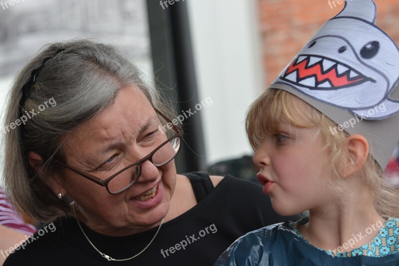 Granny Grandmother Woman Child Family