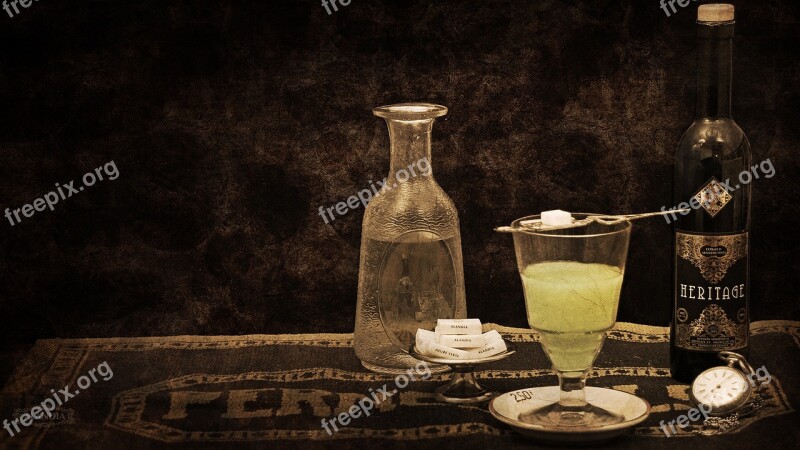 Absinthe Wormwood Alcohol Beverage Liquor