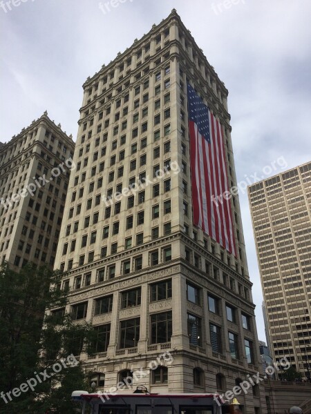 Chicago Skyscraper Architecture Illinois Free Photos