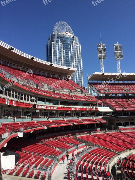 Cincinnati Great American Ball Park Stadium Baseball Great American Tower