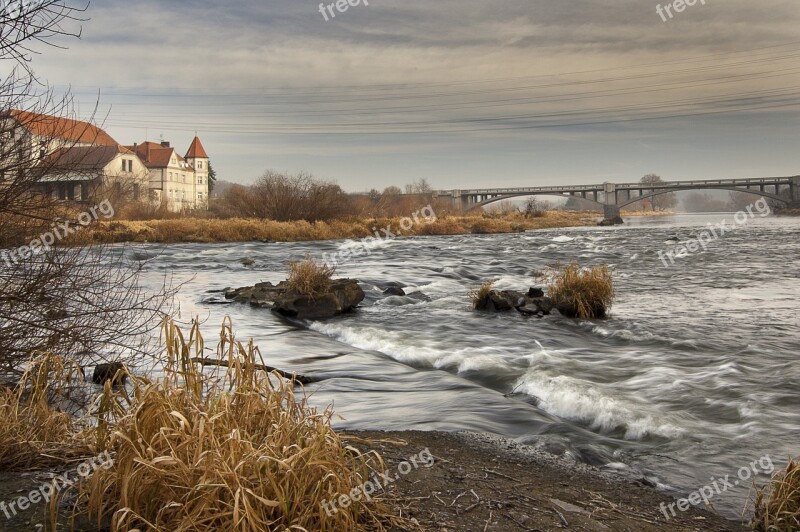 Dolanský Bridge Bridge Water River Landscape