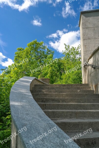 Stairs Gradually Stair Step Emergence Stone Stairway