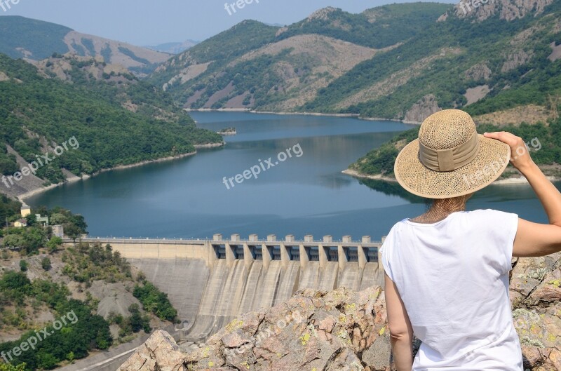 Dam Water Nature Lake Landscape