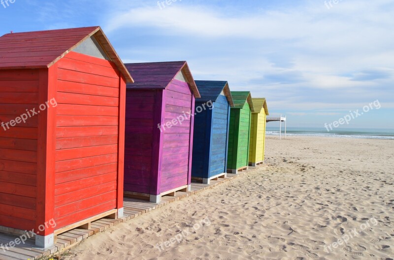 Beach Color Ocean Summer Spain