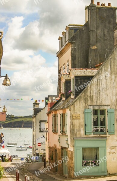 Village Brittany France Summer Former