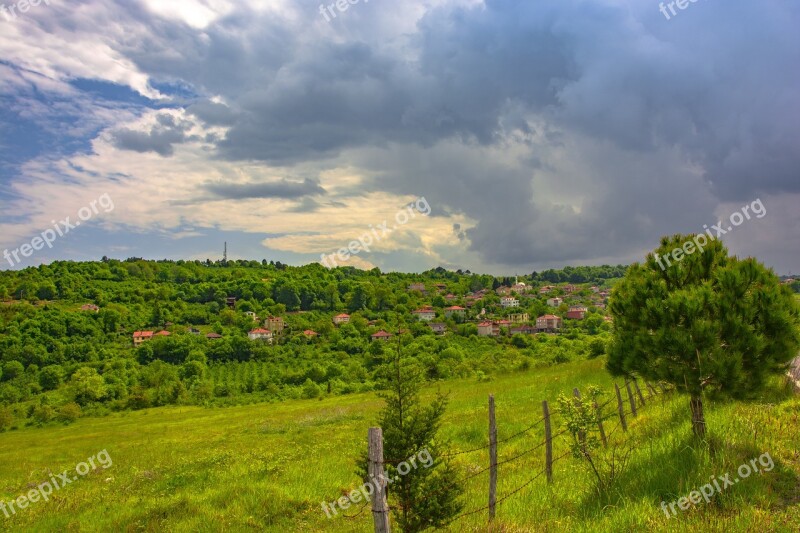 Landscape Village Rural Nature Forest