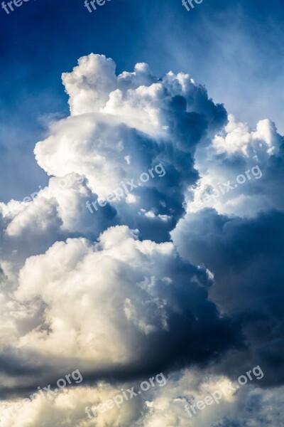 The Sky Clouds The Clouds Nature Weather