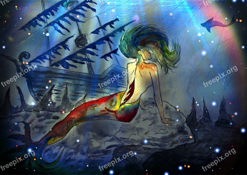 Mermaid Fantasy Story Mystic Fabulous Creatures