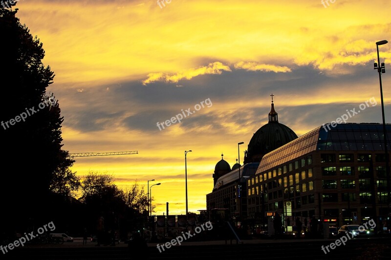 Berlin Sun Sky Germany Clouds