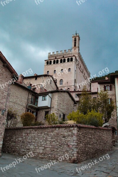 Gubbio Umbria Italy Palazzo Borgo