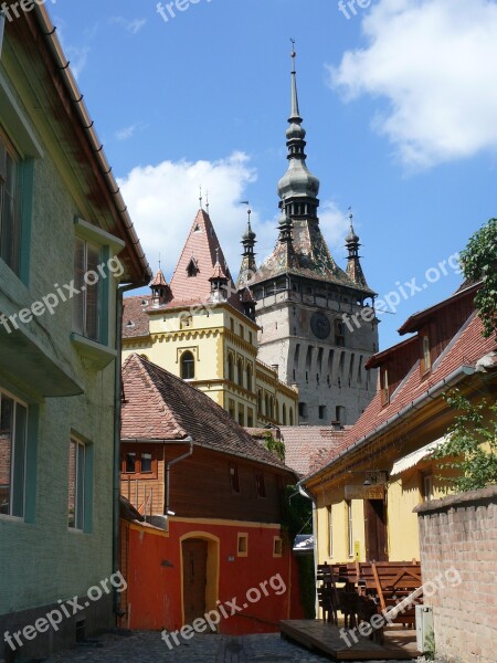 Romania Sighisoara Medieval Town Free Photos