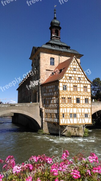 Germany Bamberg Architecture Bridge Historic