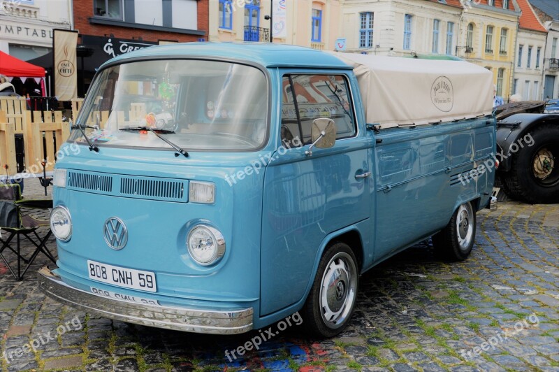 Volkswagen Type 2 Van Car Vehicle Automobile