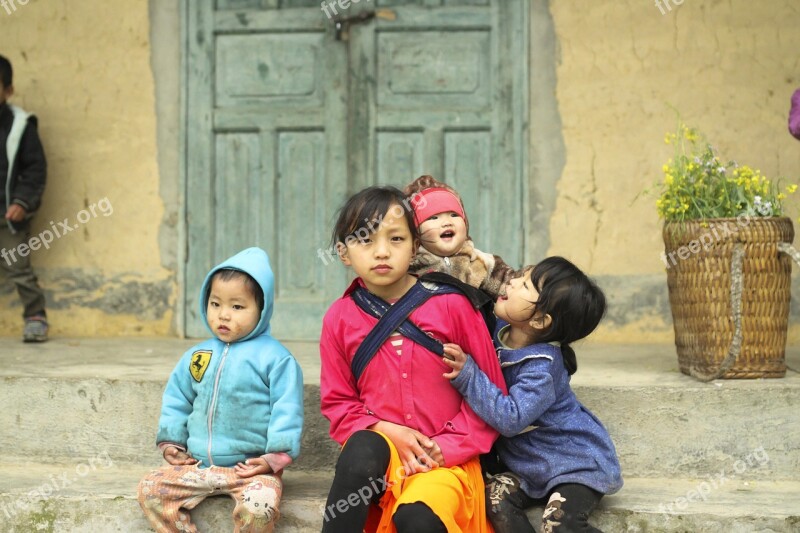 Children Portrait Human Care Smile