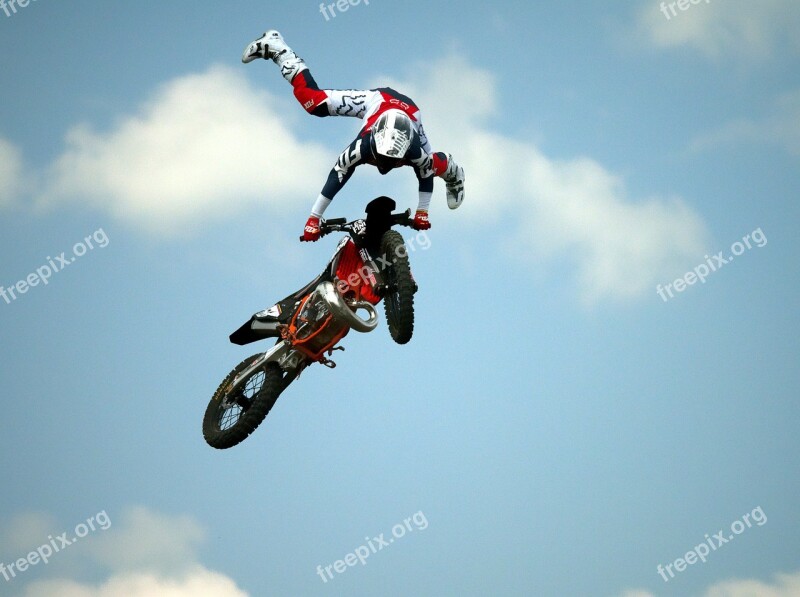 Motorcycle Motocross Trial Extreme Freestyle