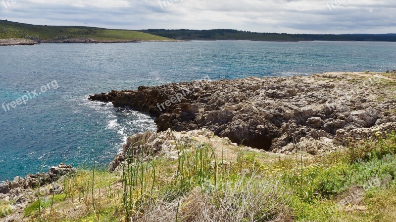 Cliff Sea Island Landscape Ocean