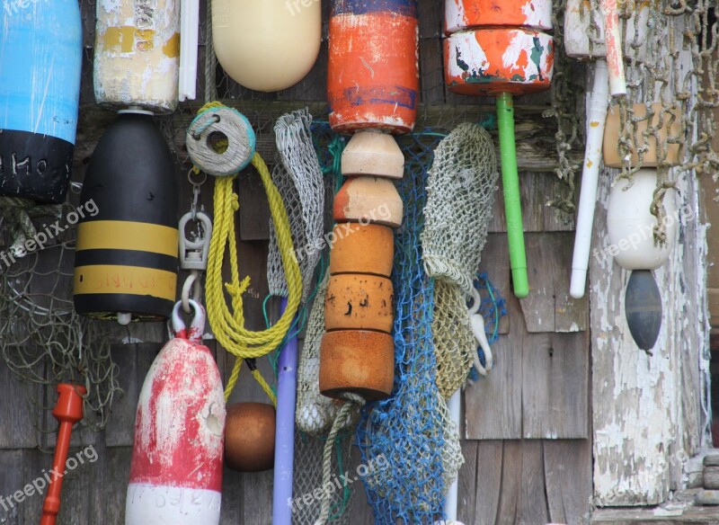 Boje Lobster Lobster Fishermen Fall Buoys