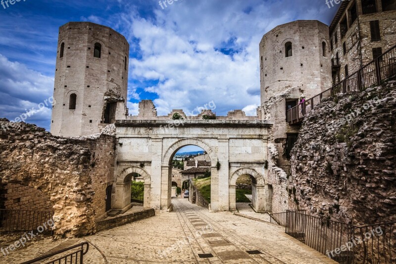 Spello Umbria Italy Port Of Venus Torri Di Properzio