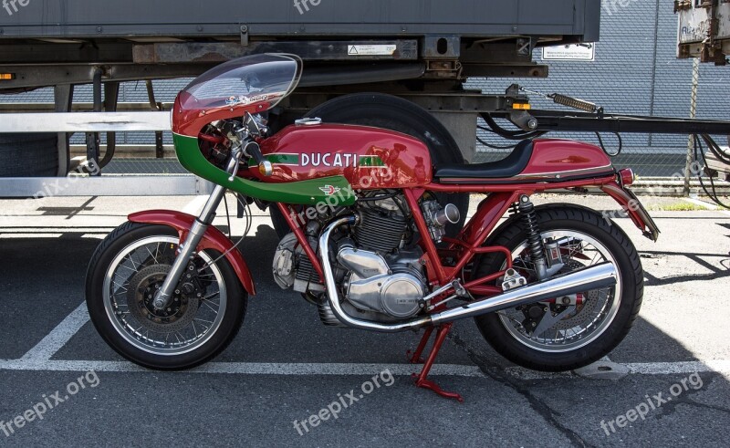 Ducati Desmo Italian Oldtimer Motorcycle