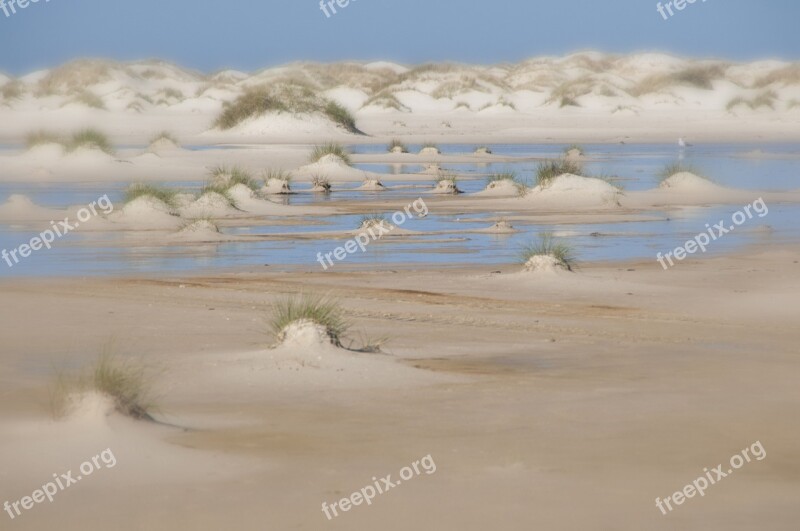 Kniepsand Island Amrum Watts North Sea