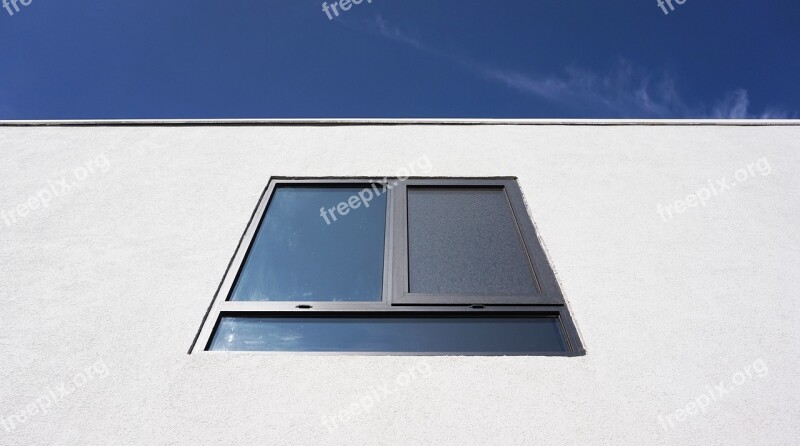 Architecture Contrast Sky Wall Window