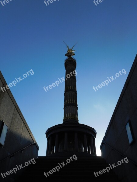 Berlin Gold Else Siegessäule Capital Monument