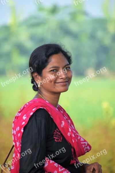 Female Indian Young Girl Woman