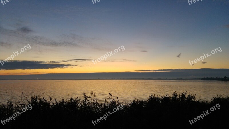 Nature Water Sunrise Netherlands Flevoland