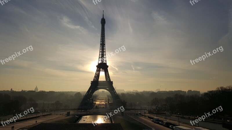 Eiffel Tower France Landmark Monument Tourism