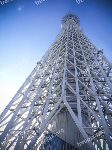 Japan Tokyo Tower Sky Tower Building