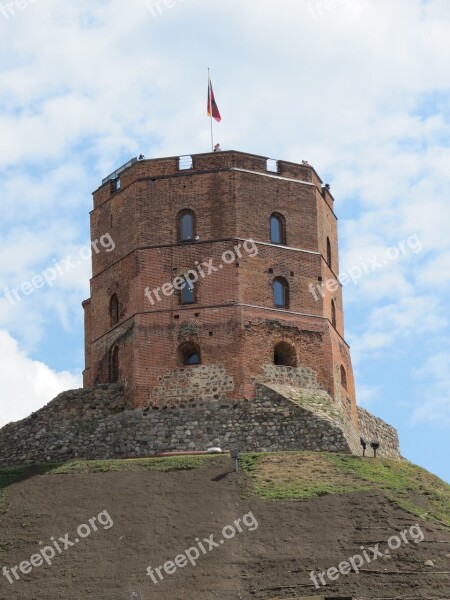 Tower Lithuania Vilnius History Architecture