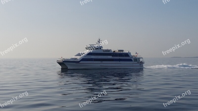 Boat Sea Ocean Sky Water