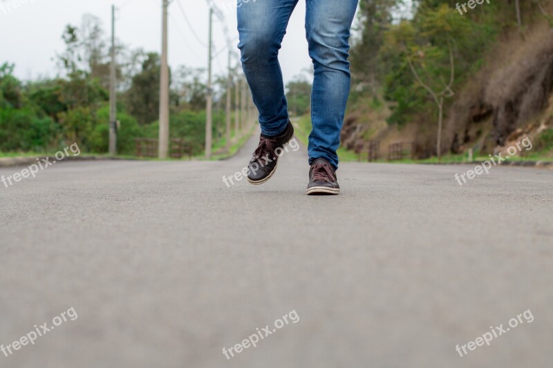 Feet Road Walk Path Free Photos