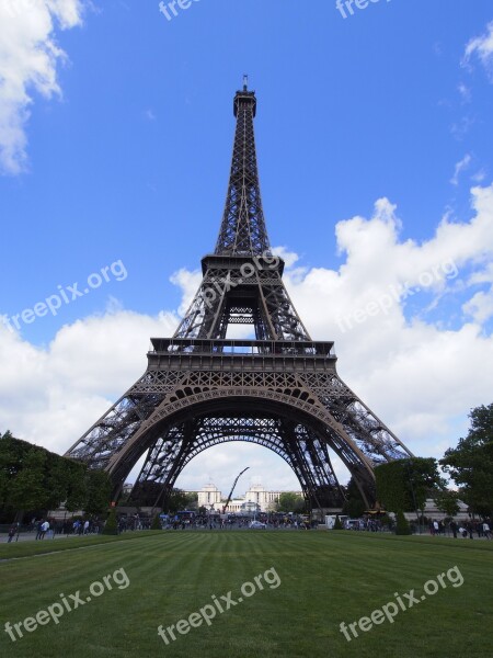 Paris France Eiffel Tower French Landmark