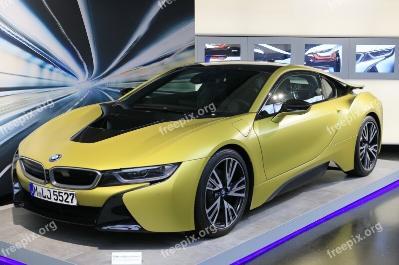 Bmw Car I8 Vehicle Sports Car