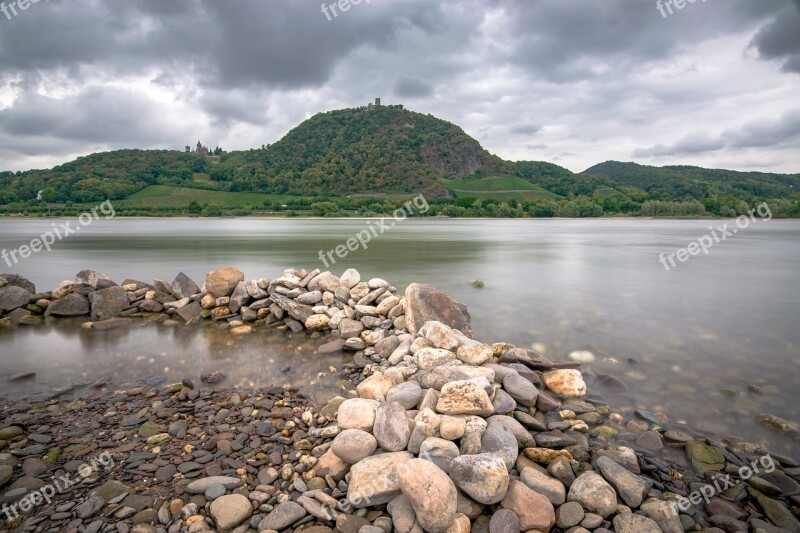 Rhine Dragon Rock Siebengebirge Places Of Interest Castle