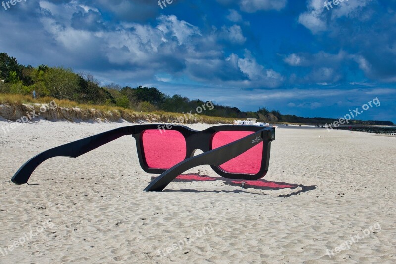 Baltic Sea Zingst Vacations Sunglasses Beach