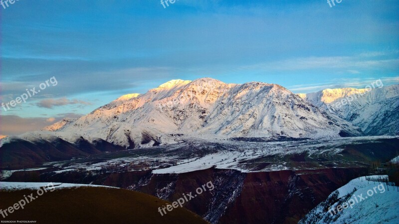 Mountains Nature Mountain Landscape Sunset